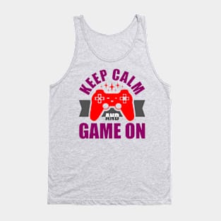 Keep Calm And Game On Tank Top